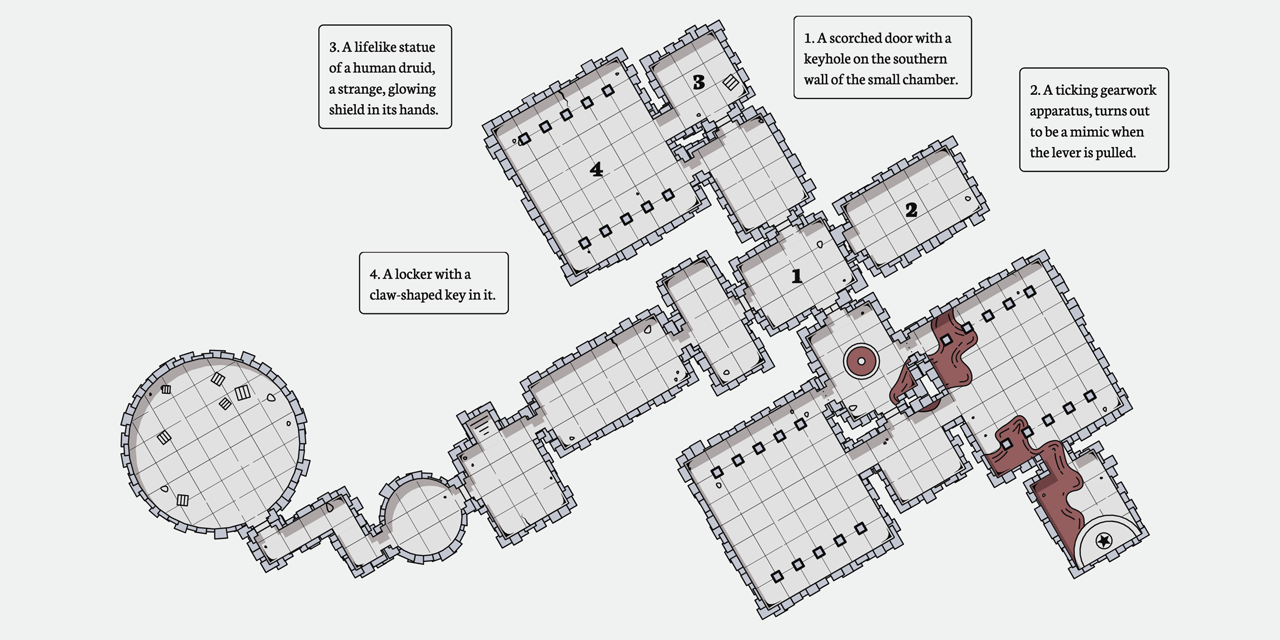 One Page Dungeon Generator